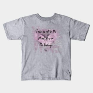 POWER FEELINGS PINK Kids T-Shirt